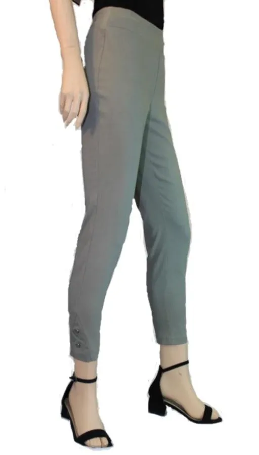 Picadilly LM982 Pants with Criss-Cross and Two Button Detailing
