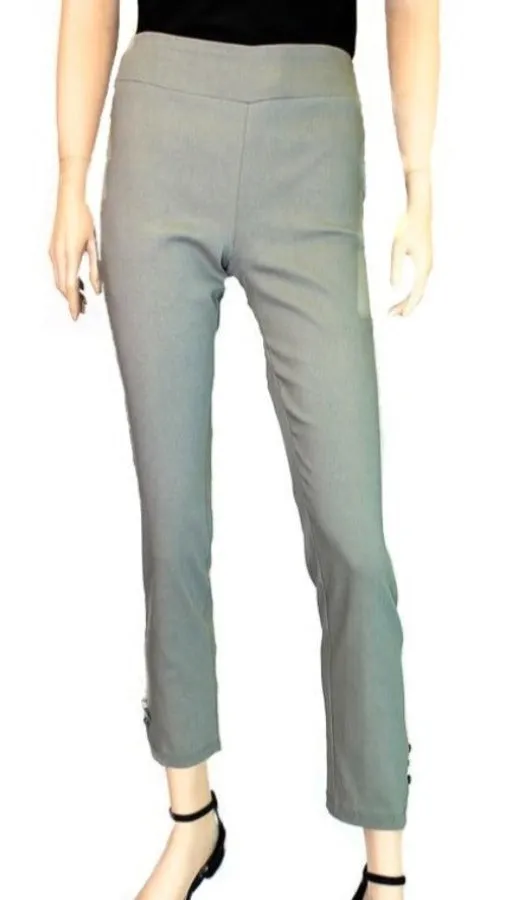 Picadilly LM982 Pants with Criss-Cross and Two Button Detailing