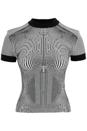 Pinstripe Jersey T-Shirt