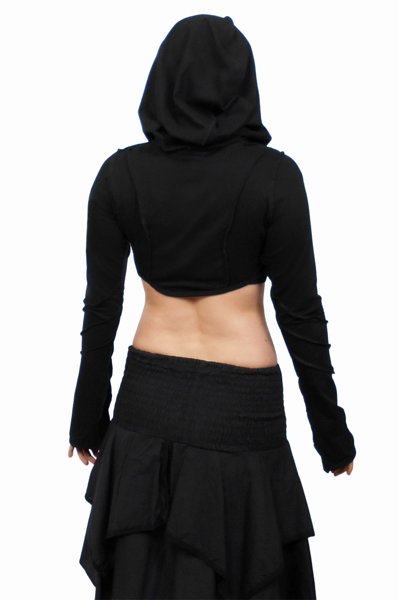 Reflective details Airy Cloth Pixie Shrug
