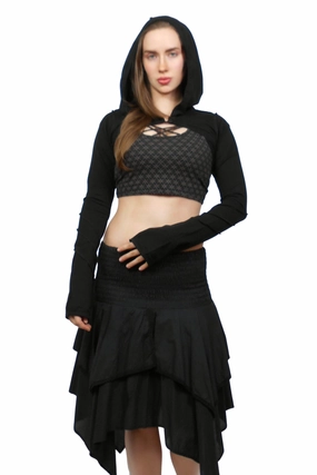 Waterproof Zipper Pixie Shrug