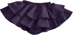 Pleated Ruffle Mini Skirts for Toddler Baby Girl Cute Layered Puffy Short Skirt Elastic Waist Sweet Tiered Half Dress