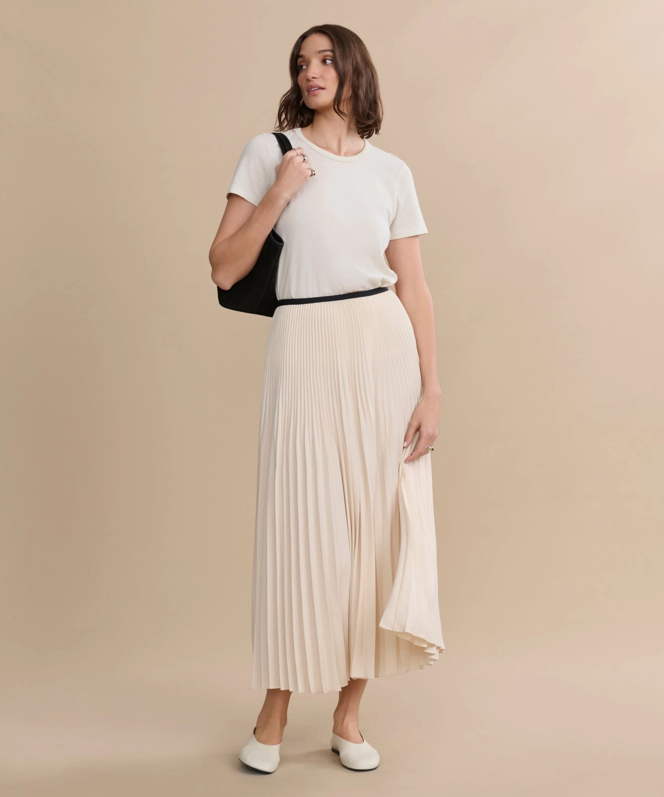 High Rise Core Support Pleated Skirt