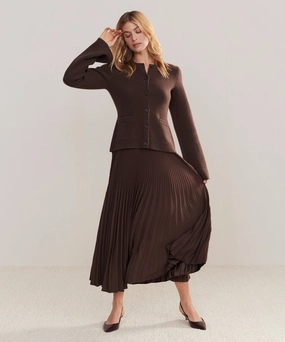 Flex Movement Minimal Design Pleated Skirt