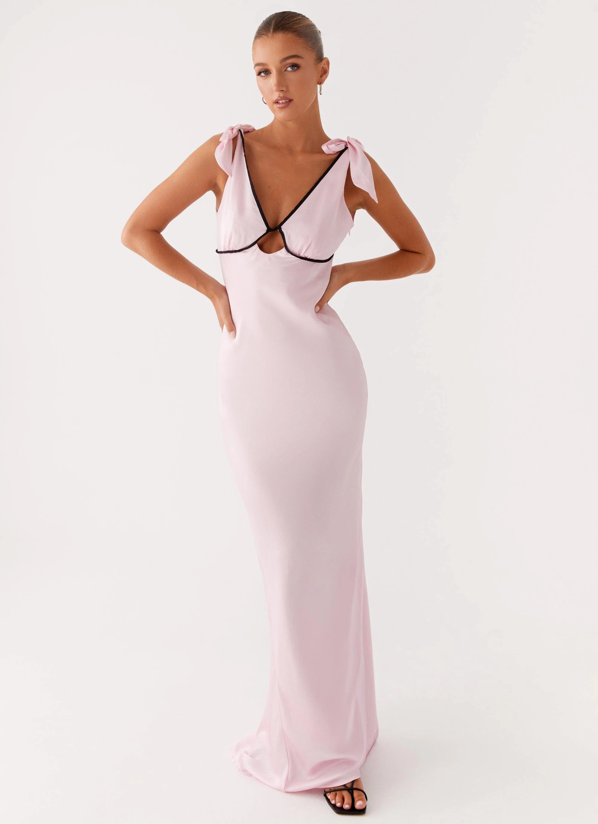 Wedding Style Soft Feel Romeo Maxi Dress - Pink