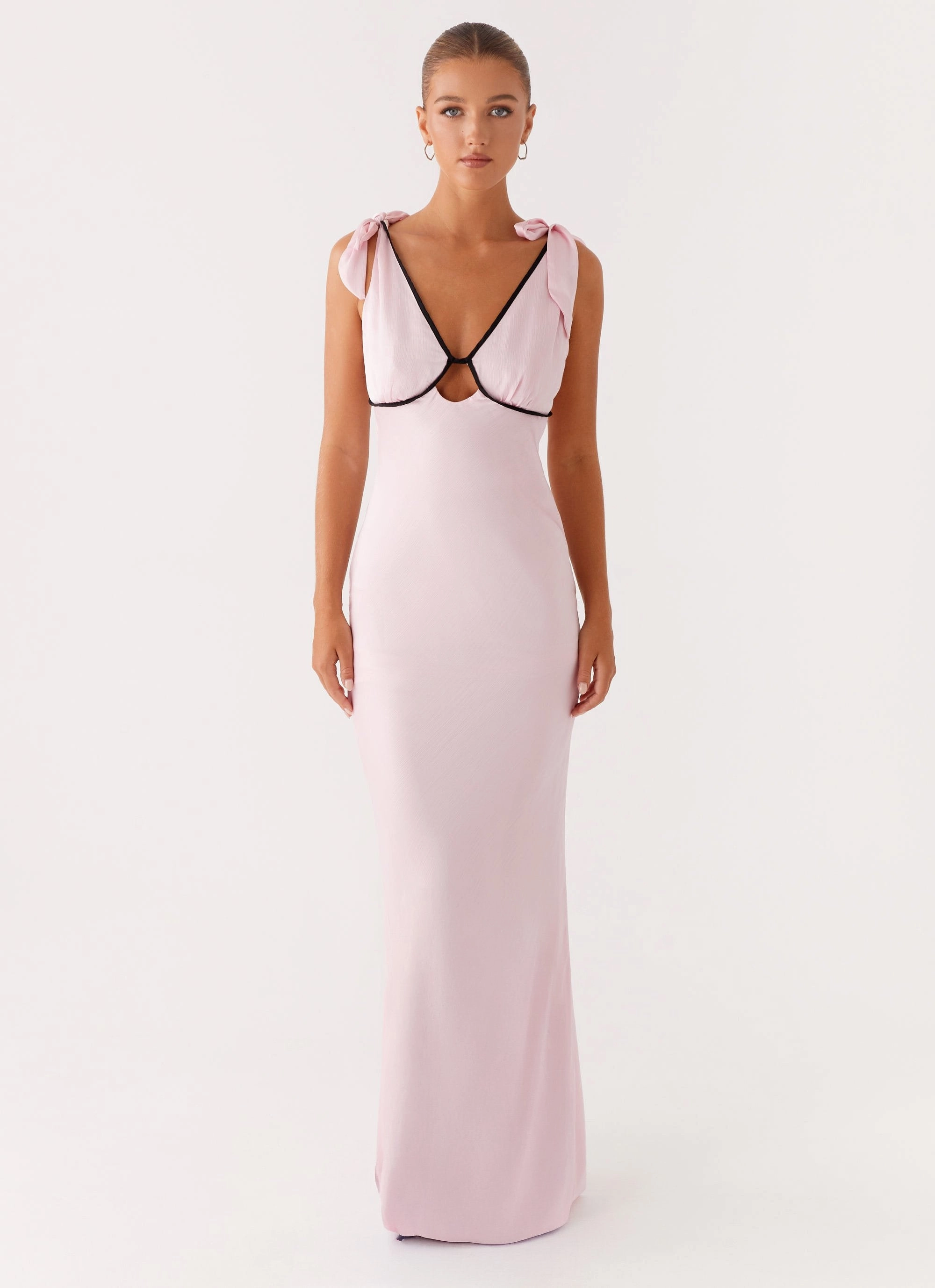 Romeo Maxi Dress - Pink Elegance Glow Muted Tones