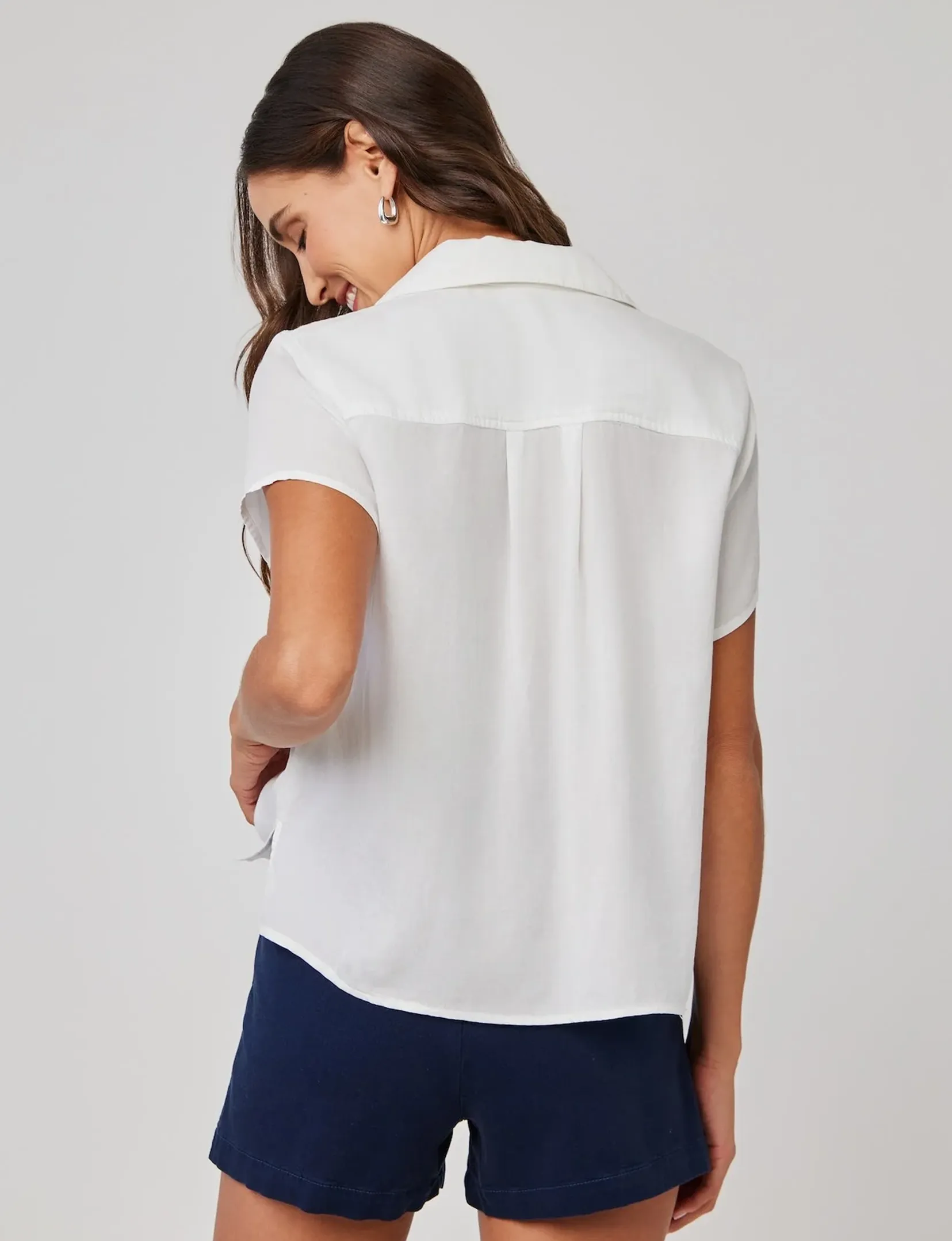 Polo Pullover, White