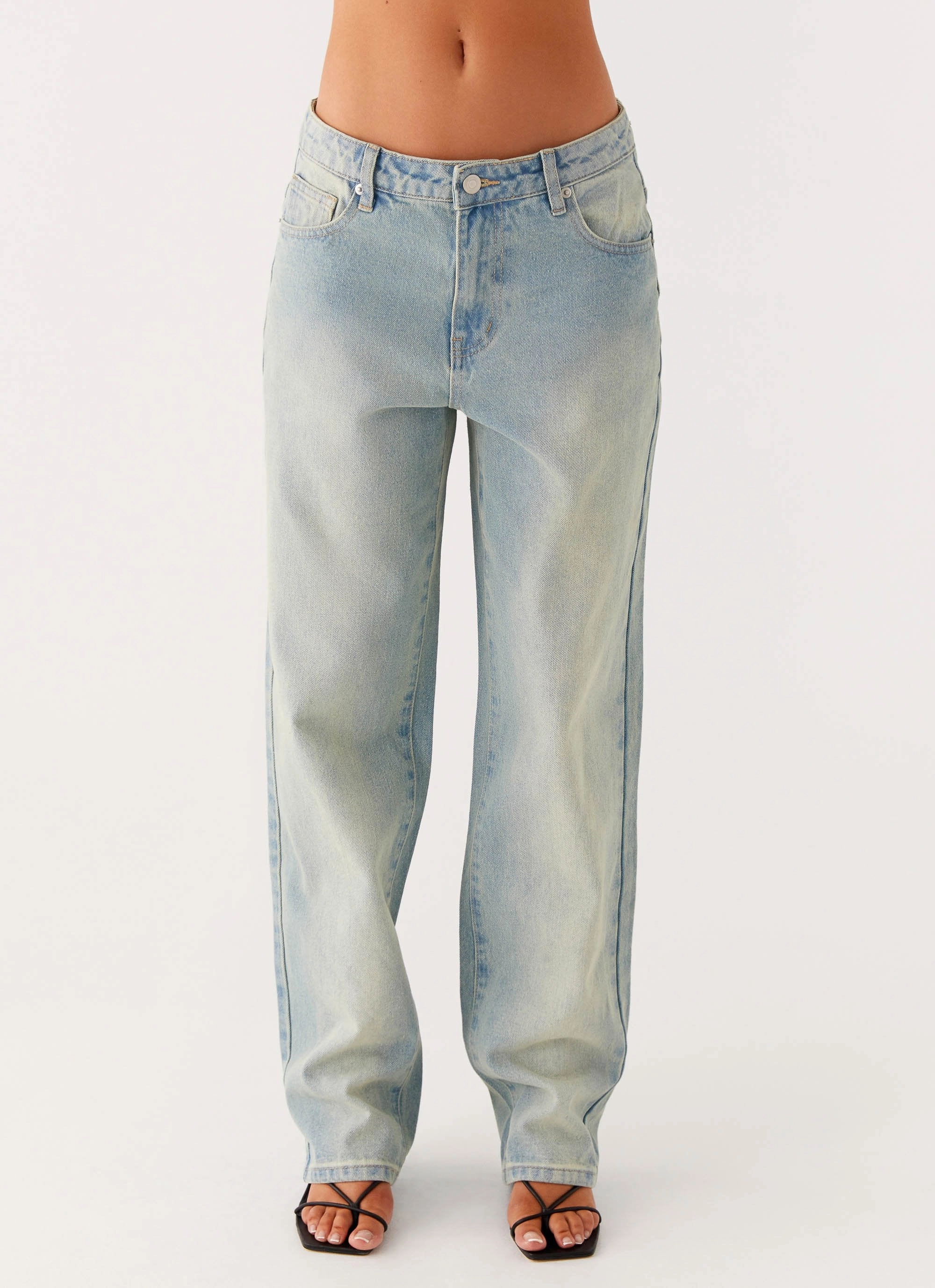 Poppy Low Rise Jeans - Vintage Denim Movement Support