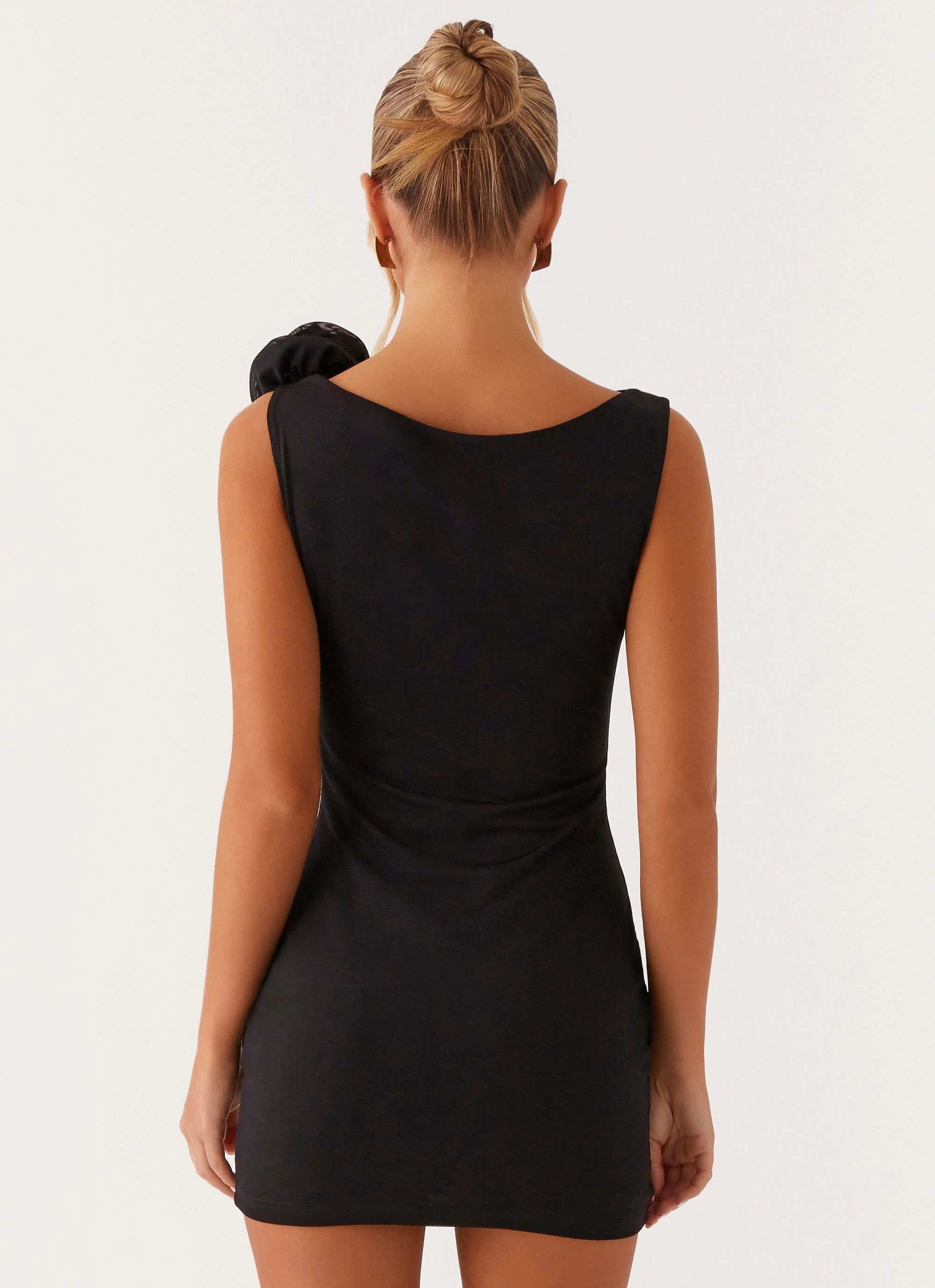 Cloud Light Subtle Charm Portland Mini Dress - Black
