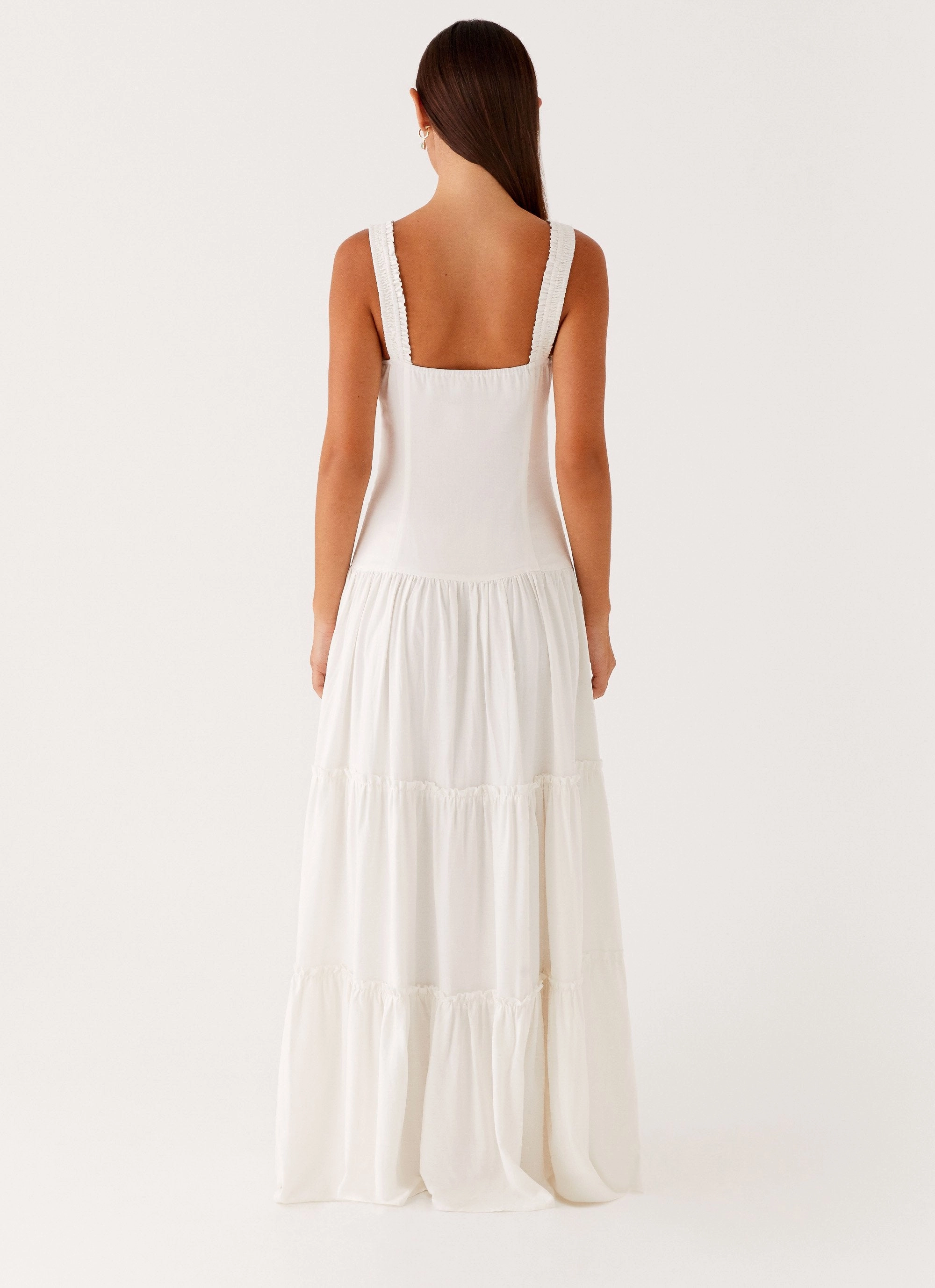 Esme Maxi Dress - White Calm Tone boho vibe