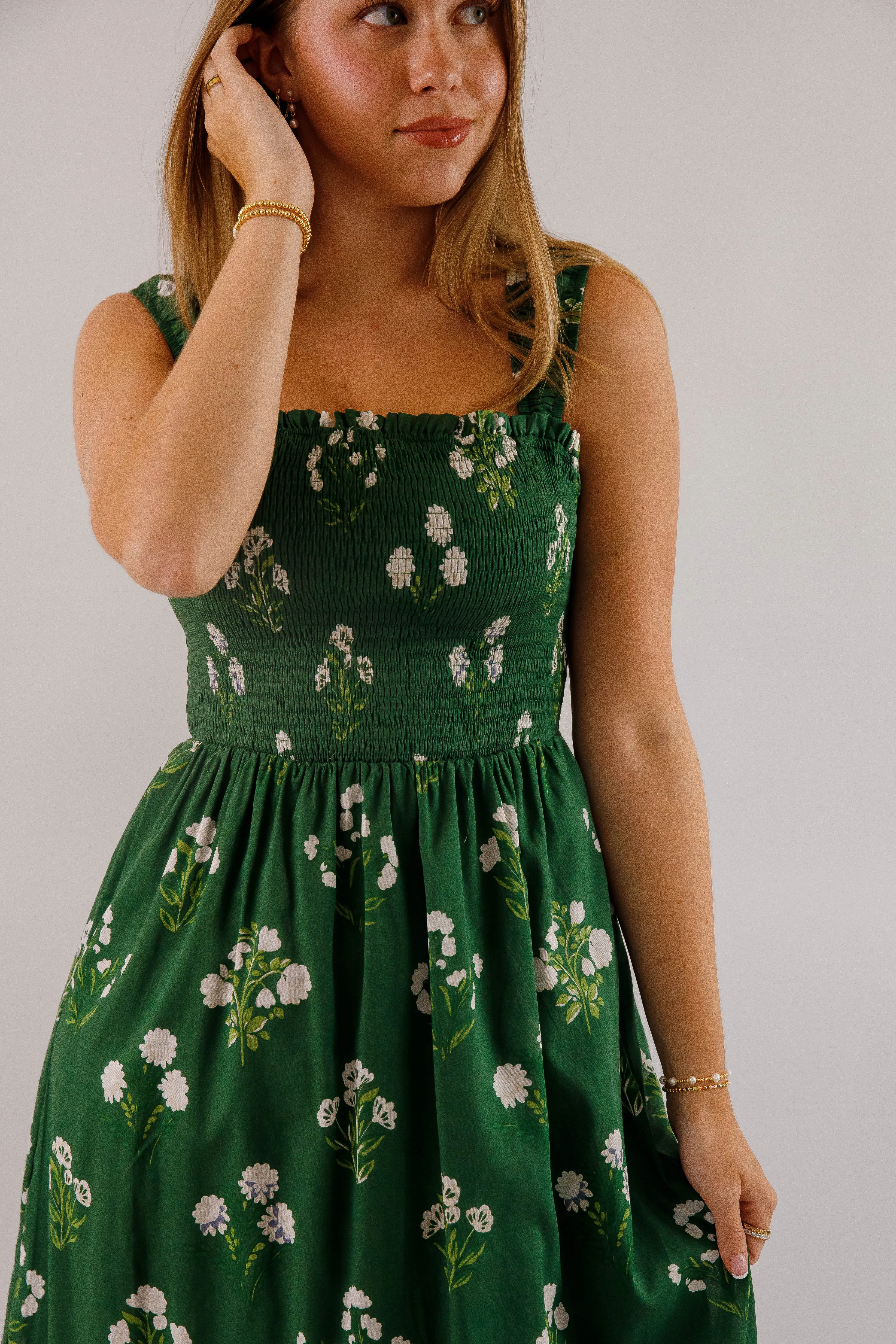 Simple Steps Maxi Dress Stream Cut Cozy Cut