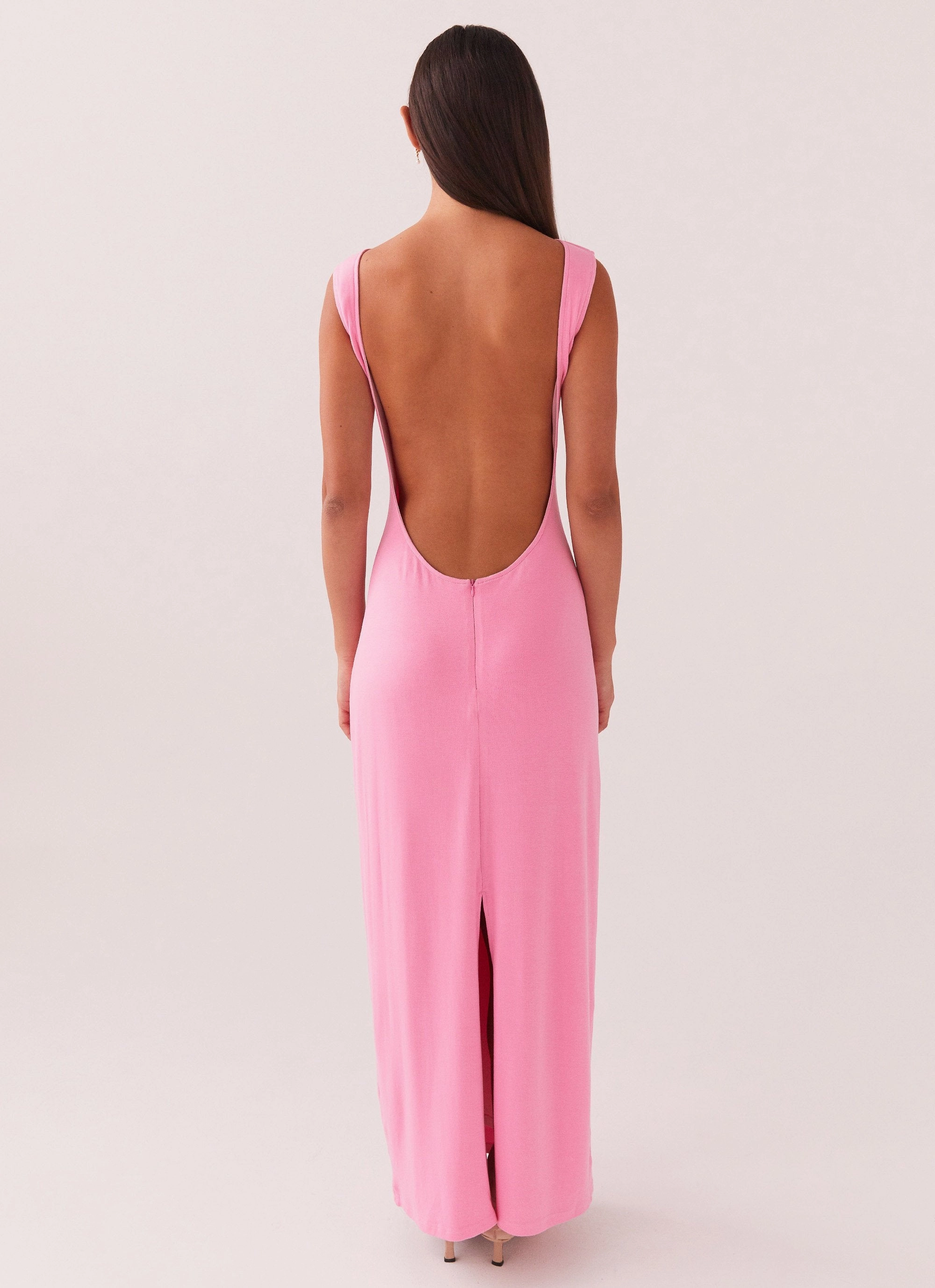 Celina Maxi Dress - Pink Scandi Clean