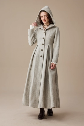 My Fair Lady 26 | Hooded Wool Coat Relaxed Sweatshirt Regular Fit