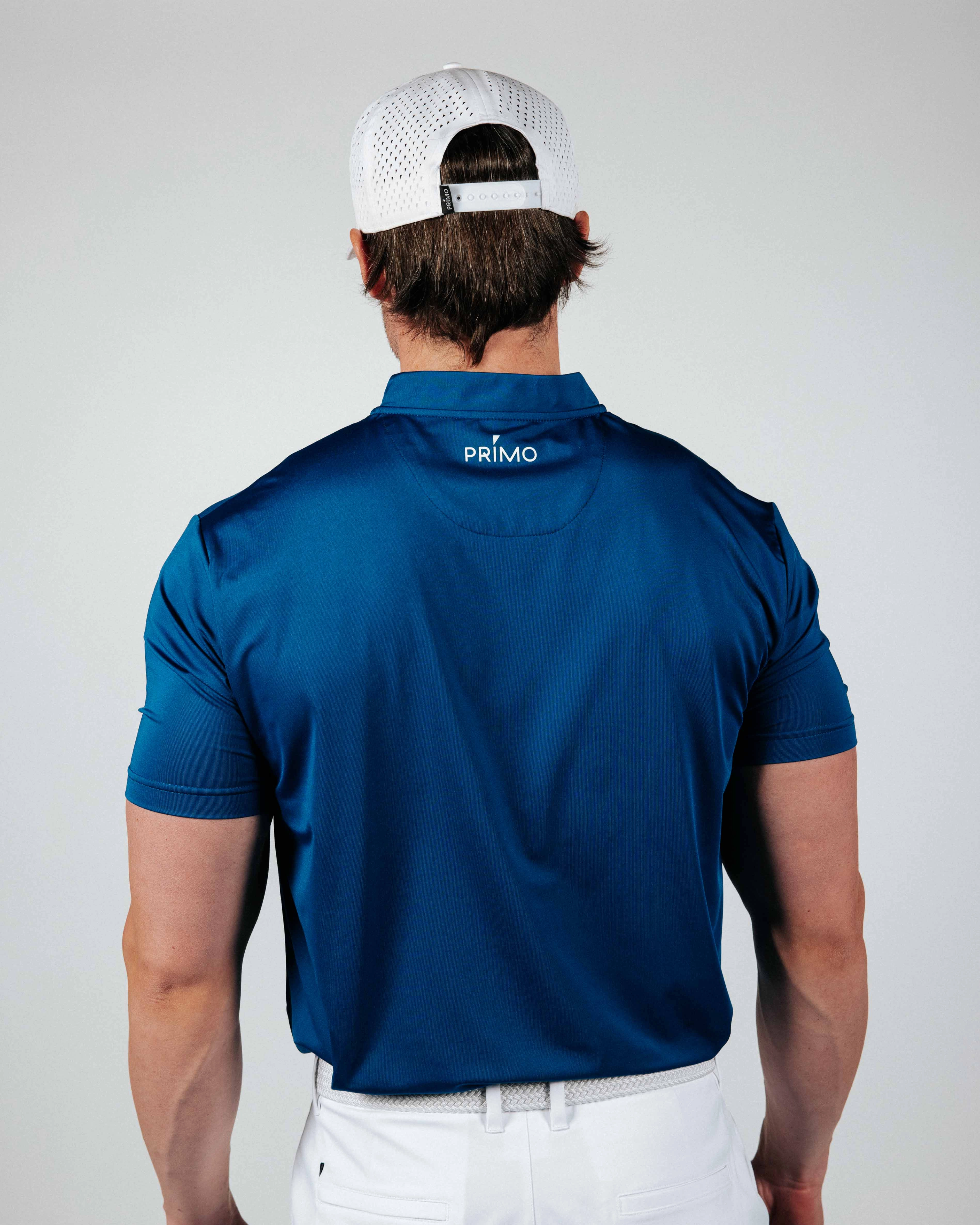Big Blue Blade Collar Polo Ultraviolet Protection Fabric ConvertibleSleeves