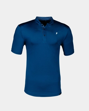 NonIrritatingSeams Sustainable Fabric Blend Big Blue Blade Collar Polo