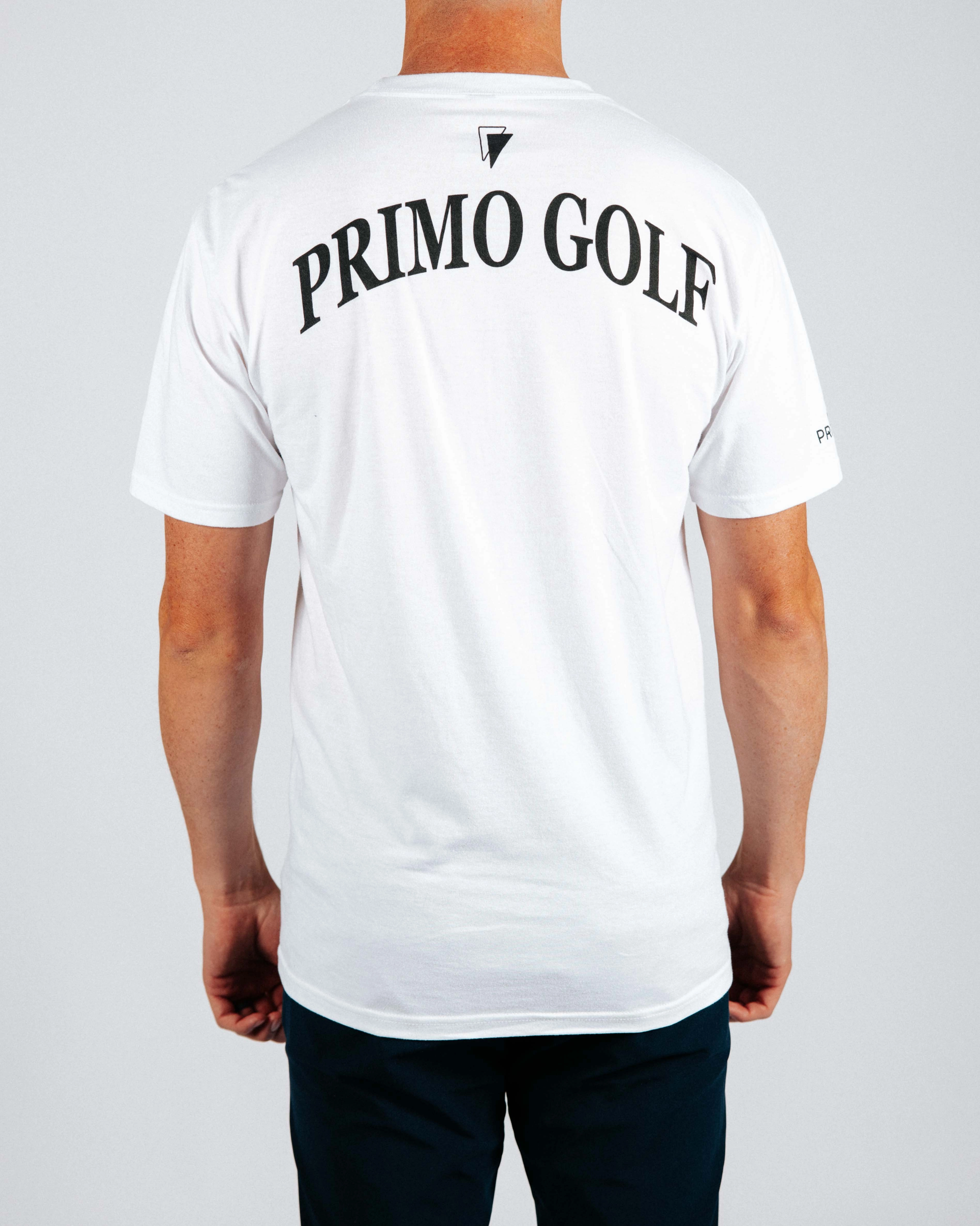 Buttonless Closure Primo Floating Cursive Tee