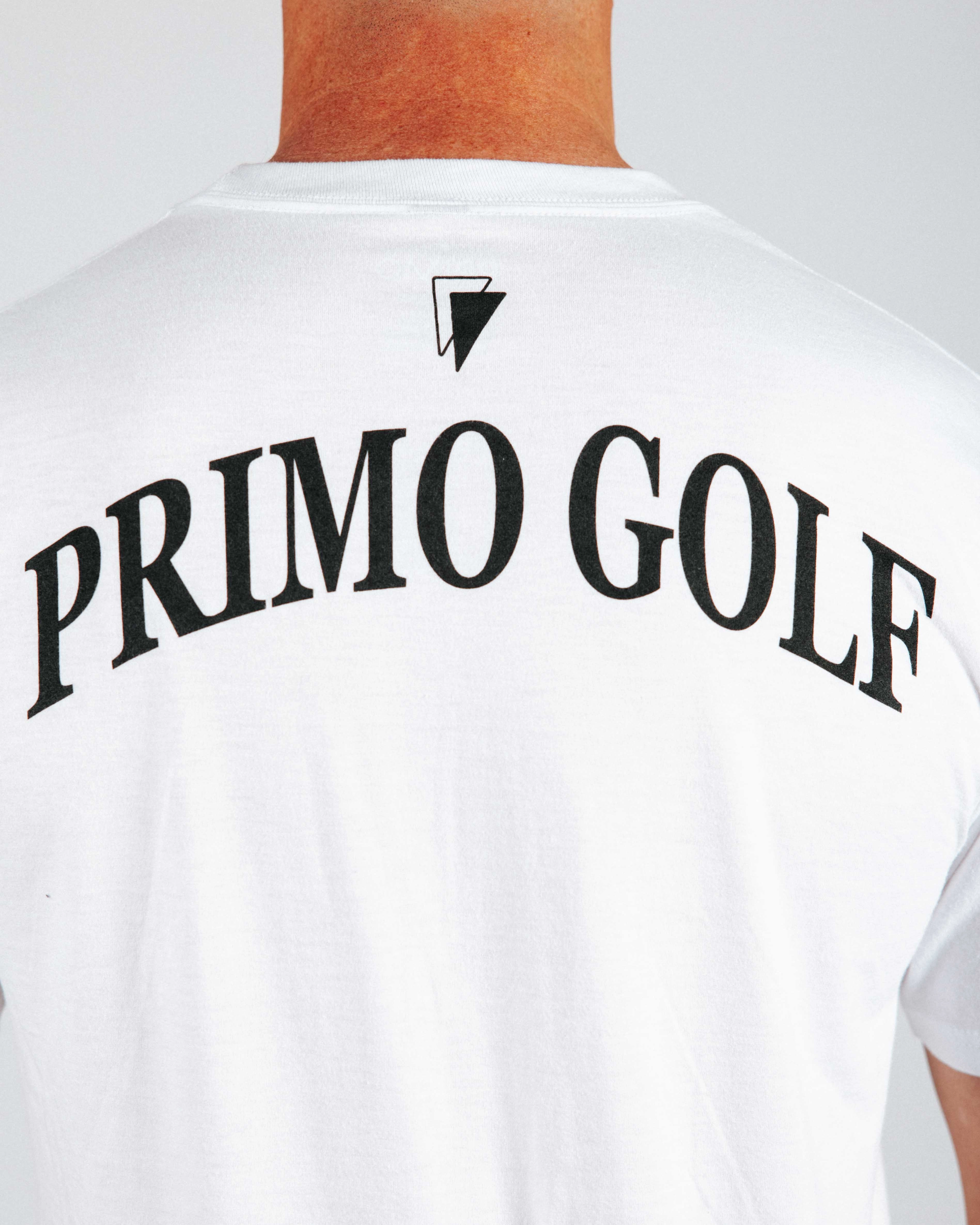 Primo Floating Cursive Tee Double Layered Hood Assembly Classic Crewneck Design