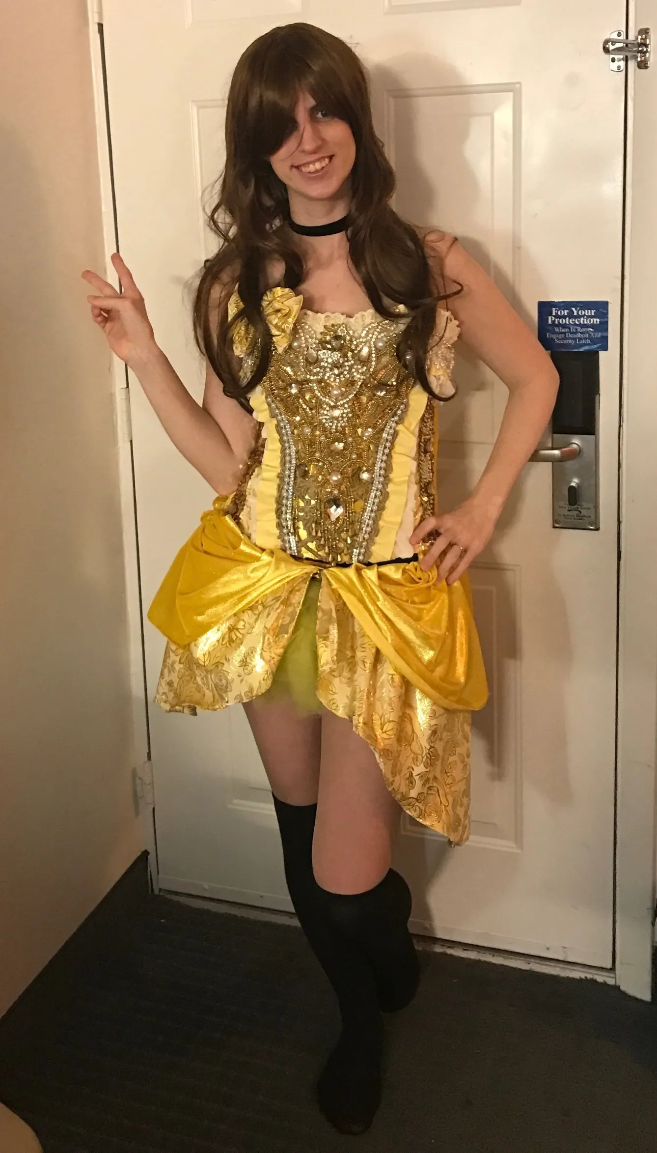 Princess Belle Inspired Corset and Skirt Costume