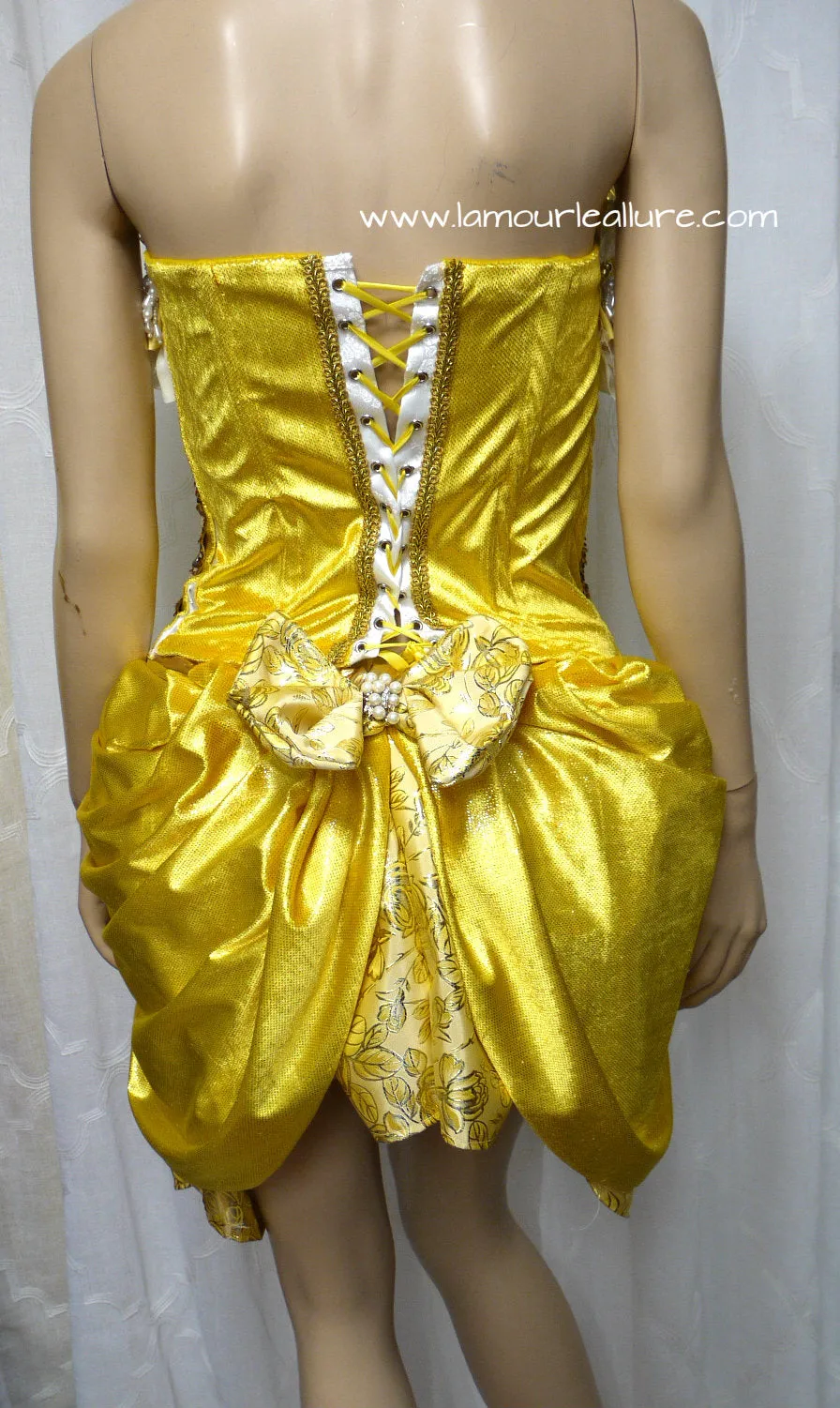 Princess Belle Inspired Corset and Skirt Costume