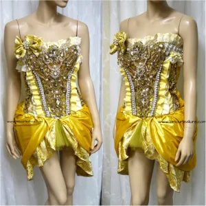 Princess Belle Inspired Corset and Skirt Costume