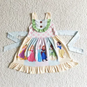 Princess Girl short sleeve Dress GSD0018