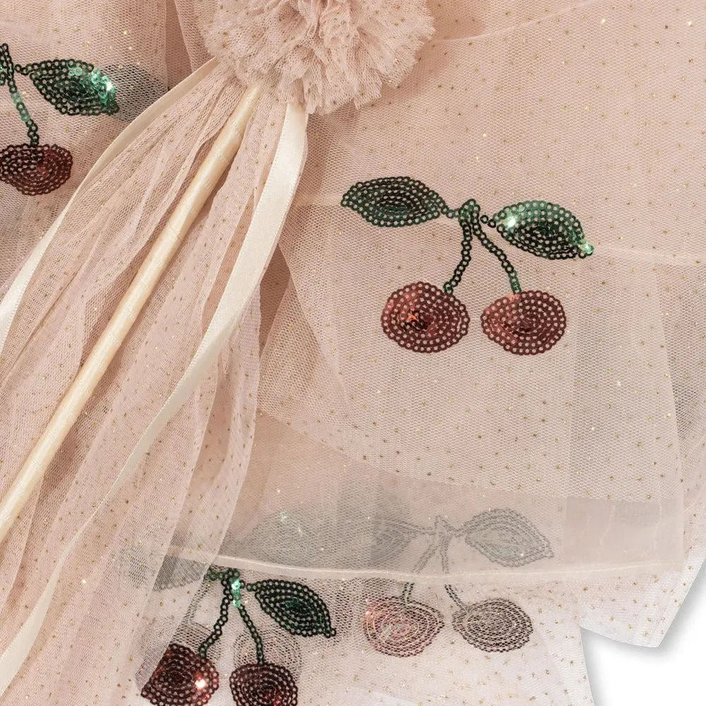 Princess Sequin Cherry Cape Costume (Gold Blush)