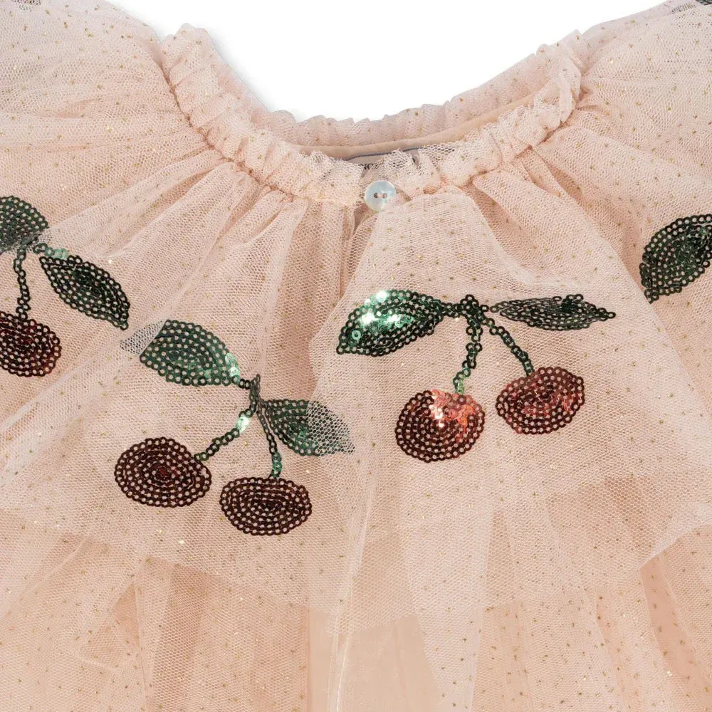 Princess Sequin Cherry Cape Costume (Gold Blush)