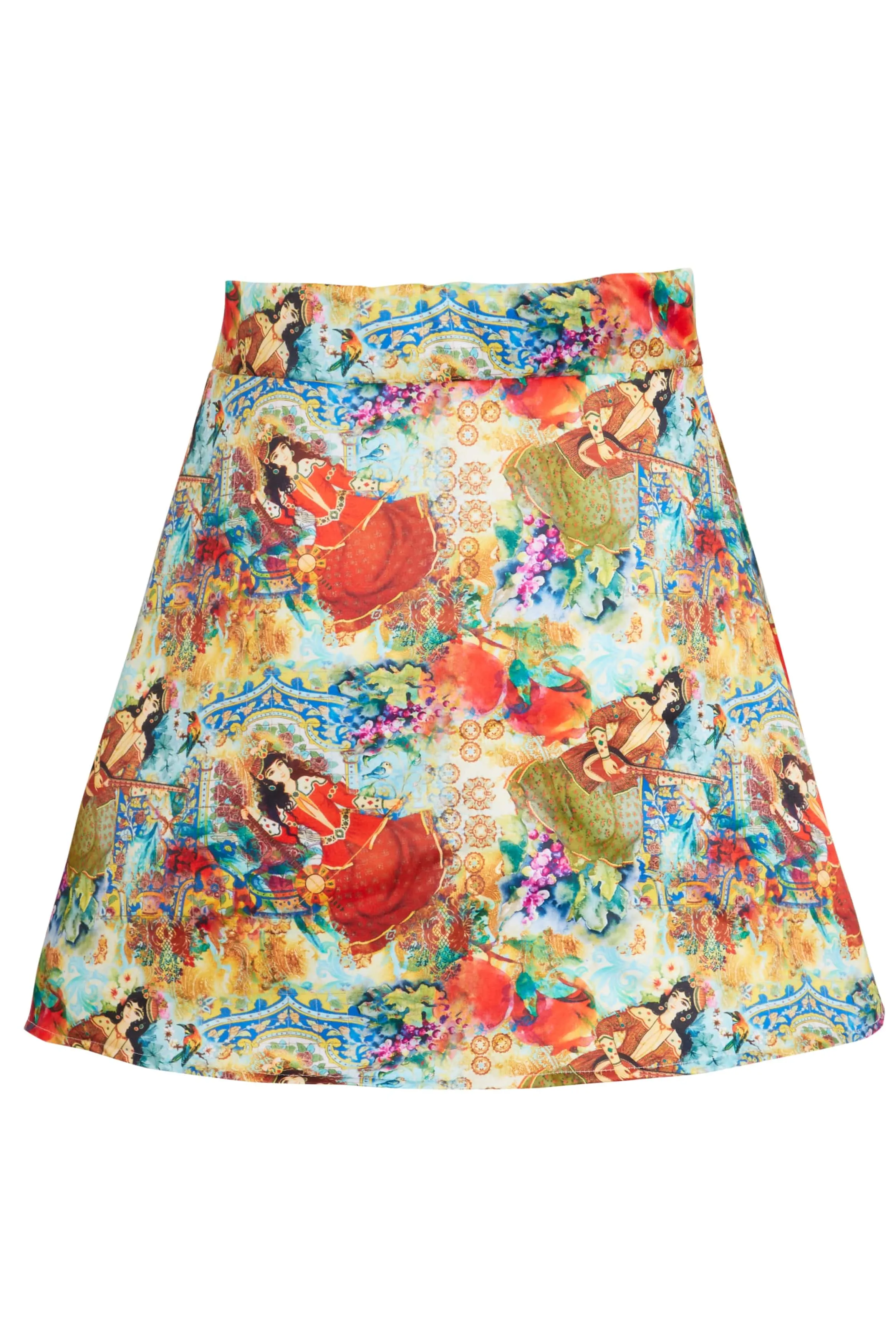 Printed Mini Skirt