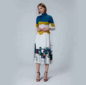 Printed Skirt A-line Skirt