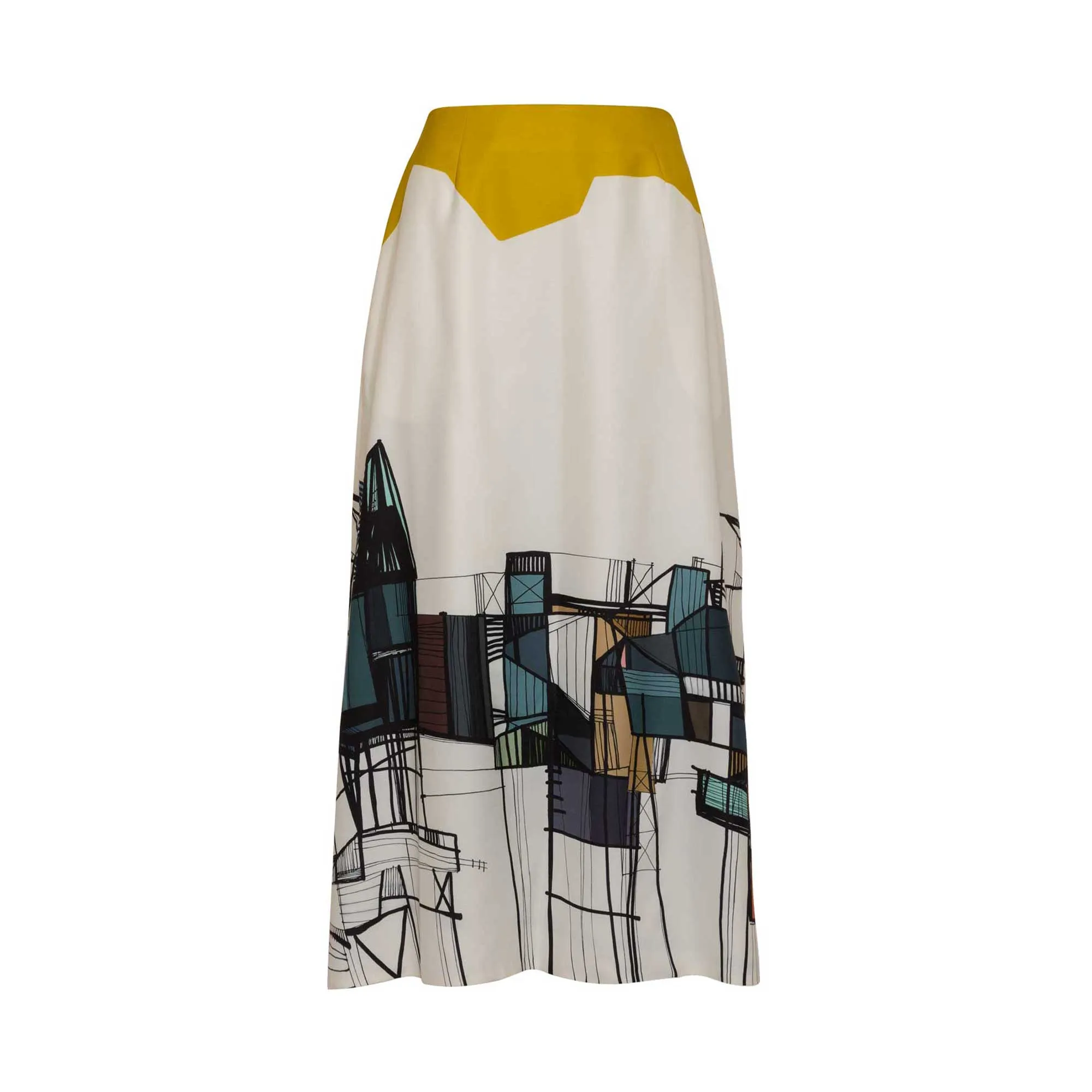 Printed Skirt A-line Skirt