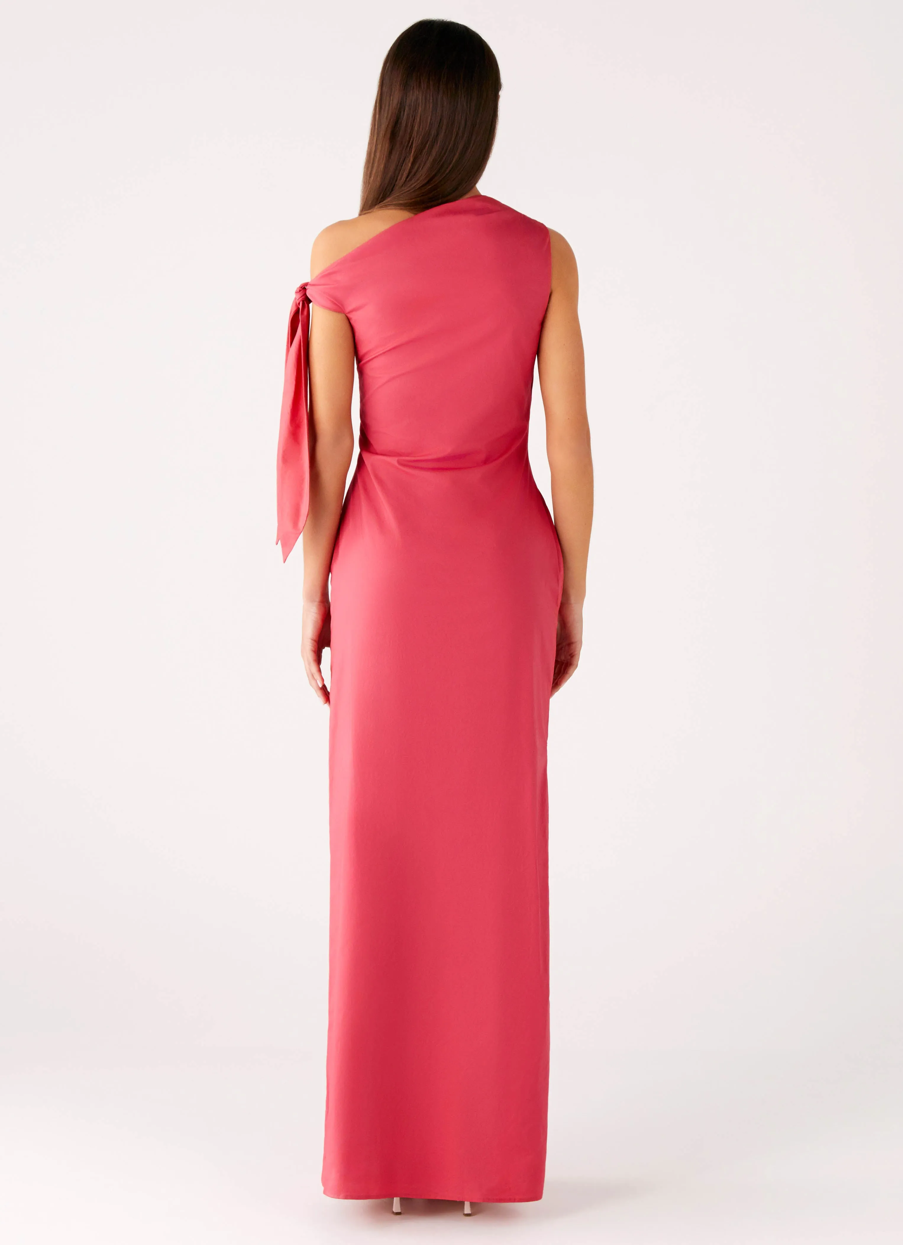 Compact Fit Timeless Shape Marella Maxi Dress - Coral