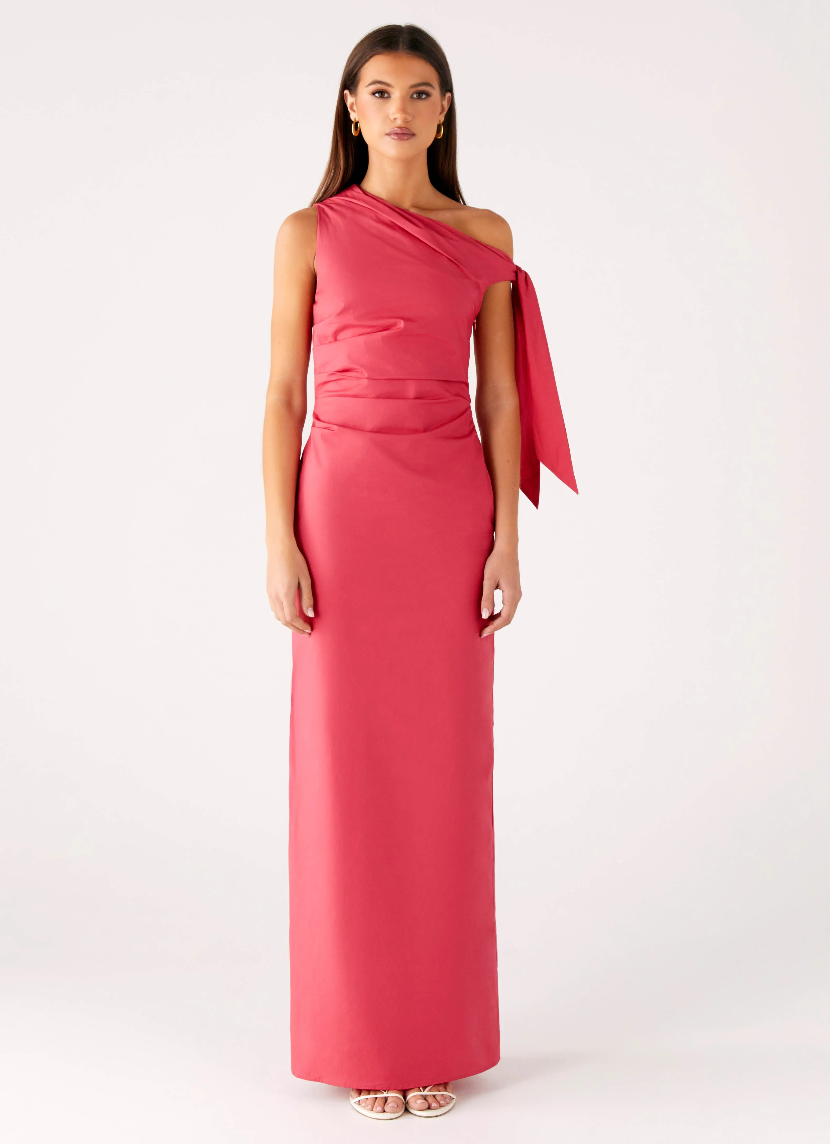Marella Maxi Dress - Coral Breathable Feel