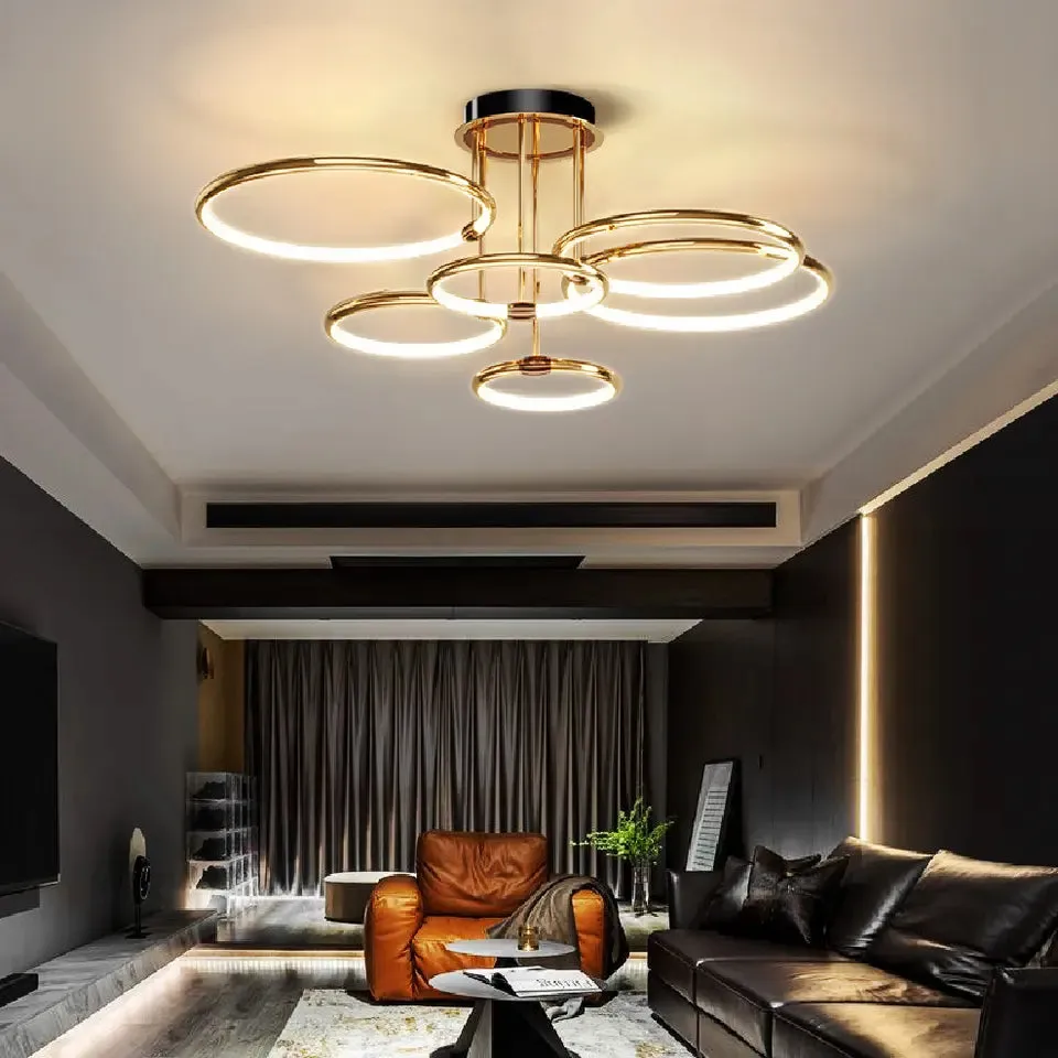 Project Customized Interior Decorative Lighting for Home Modern Chandelier Design Living Room Lighting