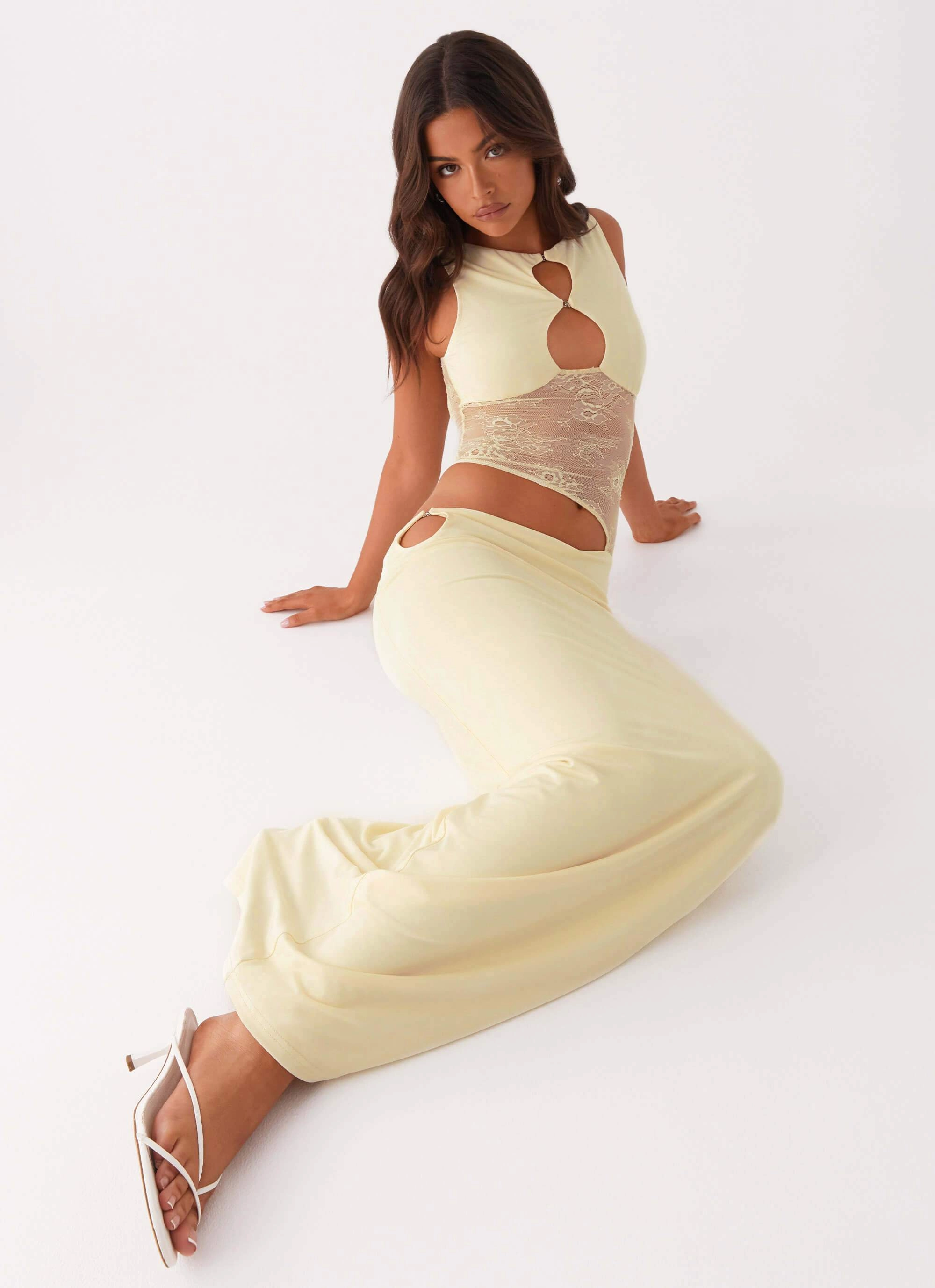 Prophecy Maxi Dress - Yellow Family Warm