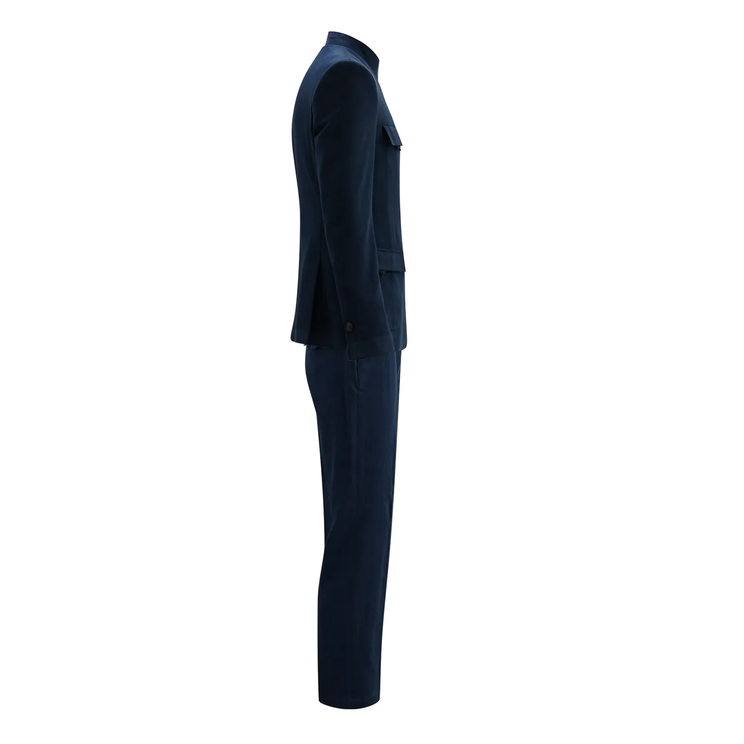 【PROSPERITY COINS】Eco-Denim Zhongshan Tang Jacket