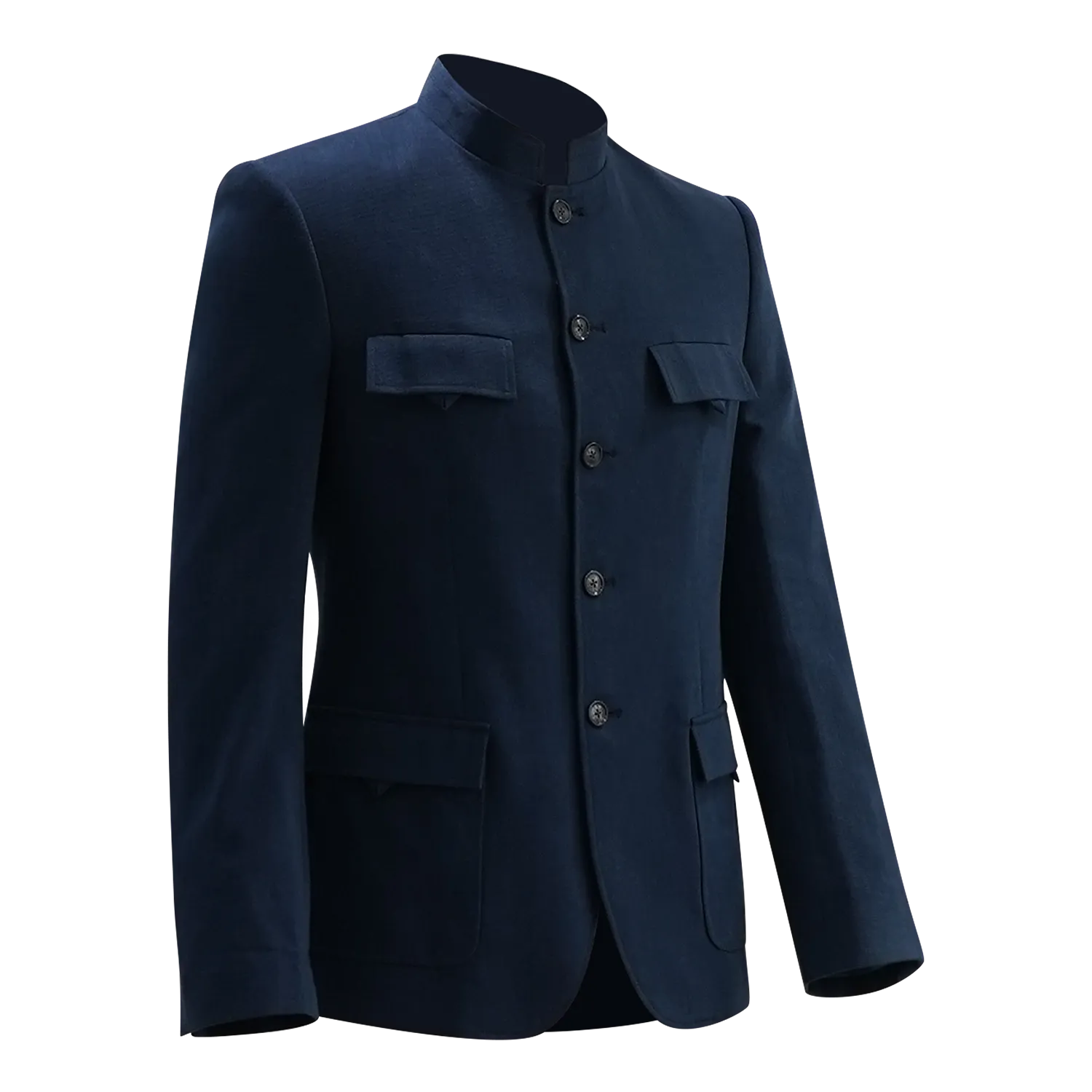 【PROSPERITY COINS】Eco-Denim Zhongshan Tang Jacket