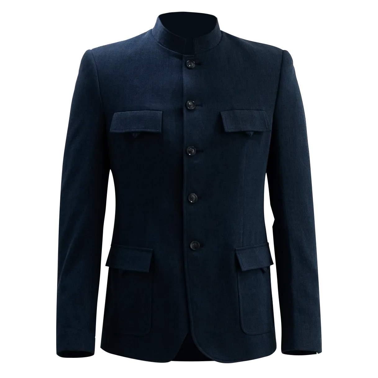 【PROSPERITY COINS】Eco-Denim Zhongshan Tang Jacket