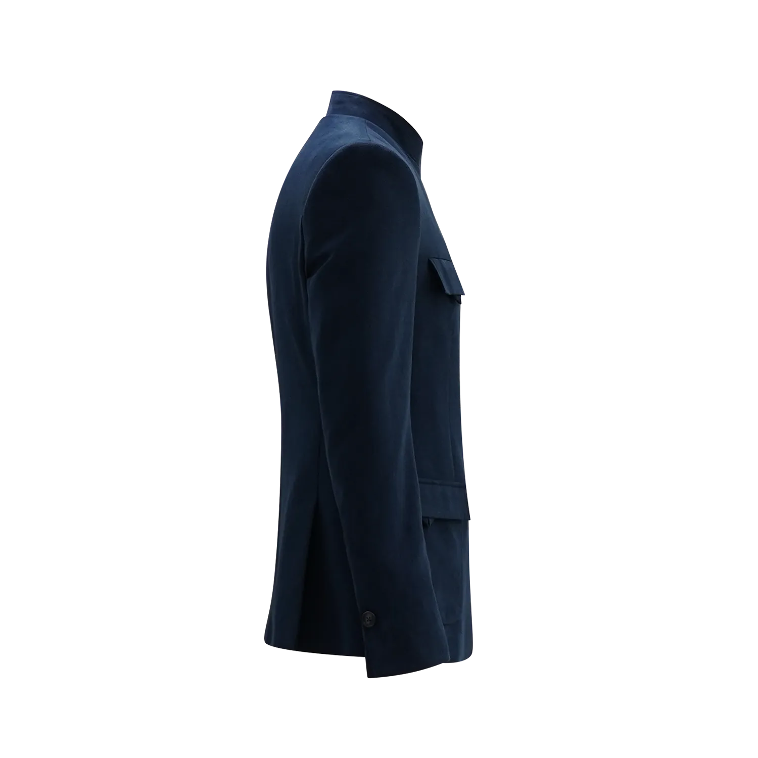【PROSPERITY COINS】Eco-Denim Zhongshan Tang Jacket