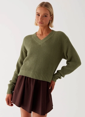 Abrasion Proof Edging Concealed Zippers Jenson Sweater - Khaki