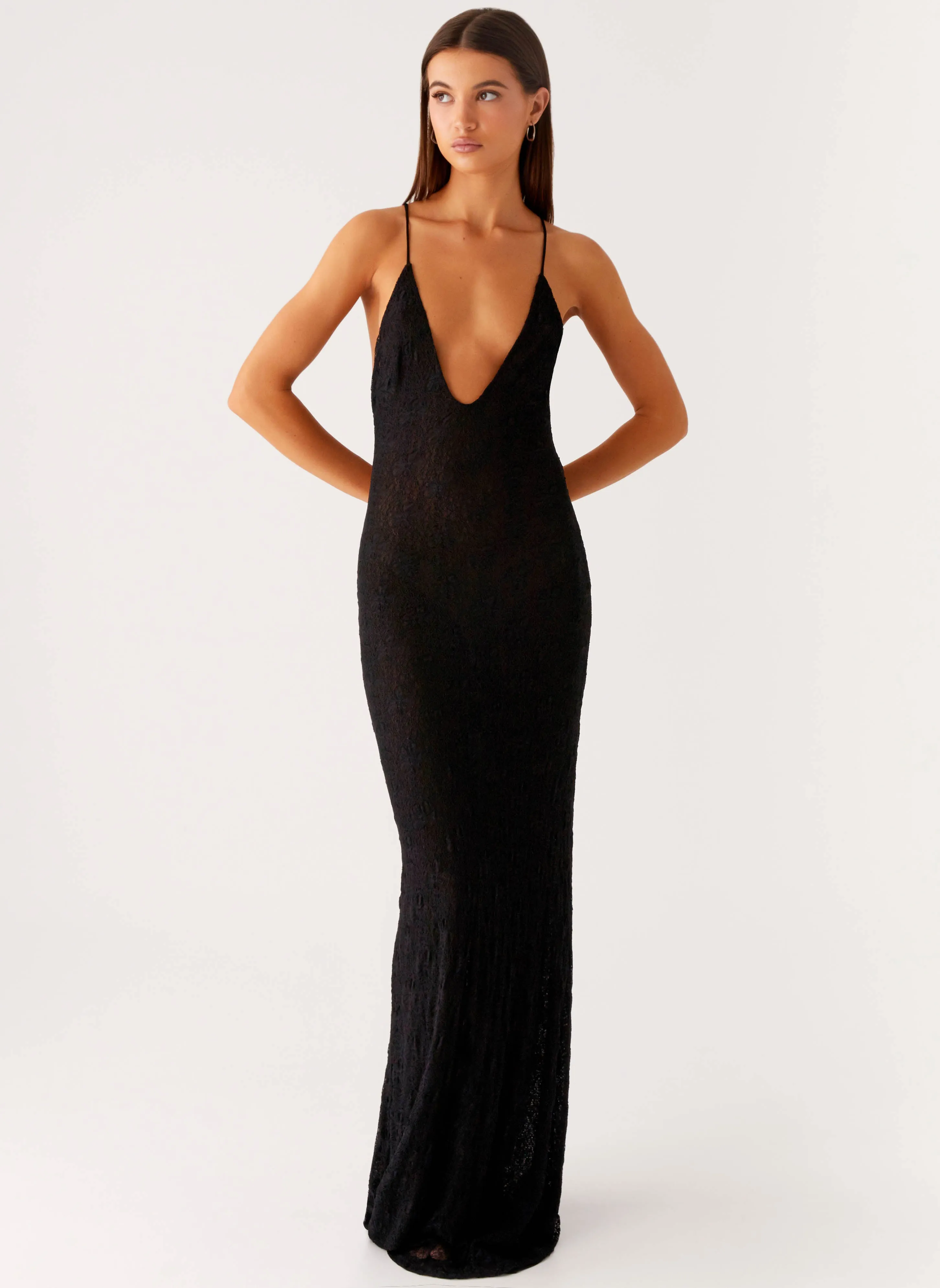 Stylish Look Kylia Maxi Dress - Black