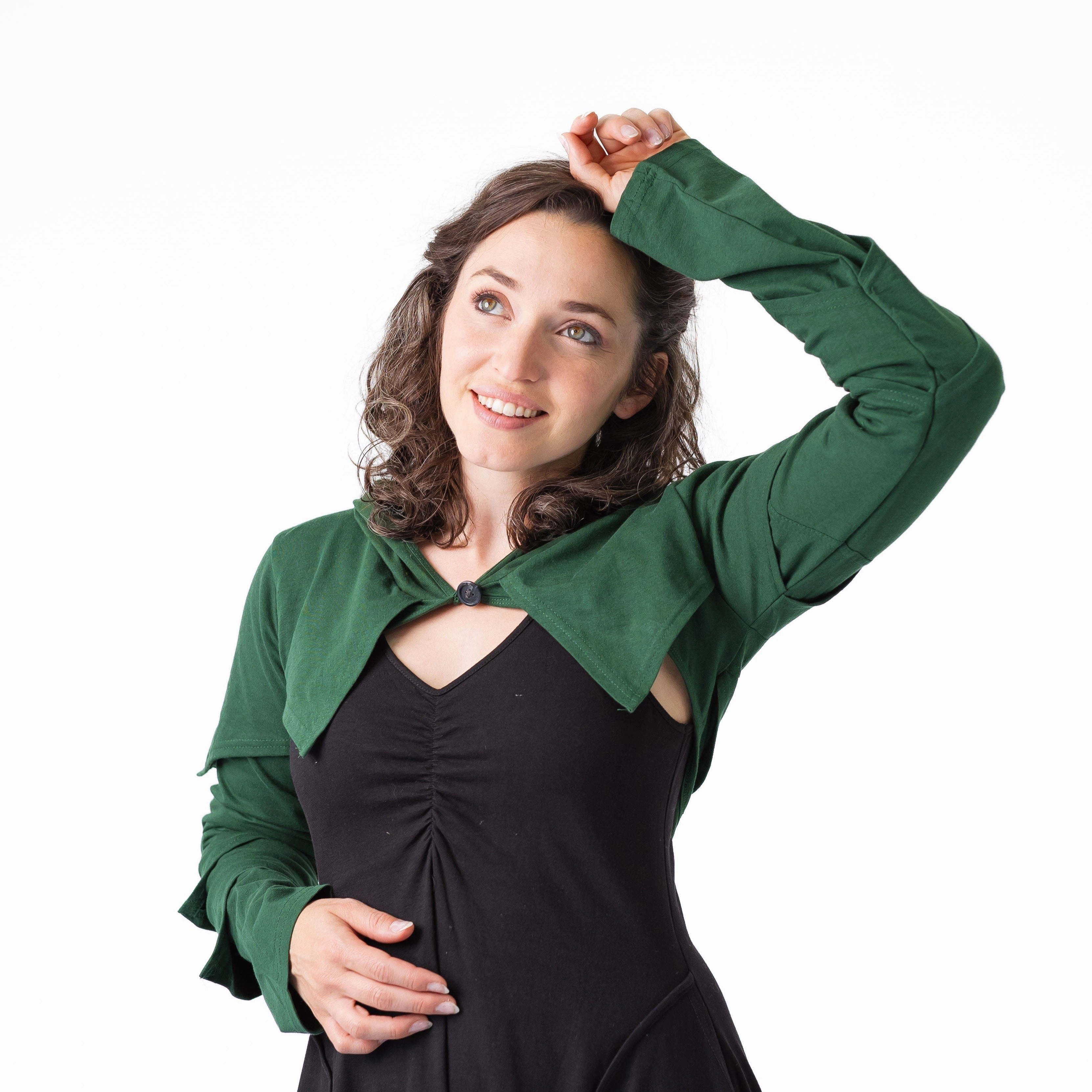 Windproof Hood Forest Shrug