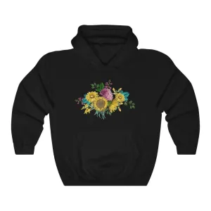 Pullover Hoodies-Vintage Flowers 101