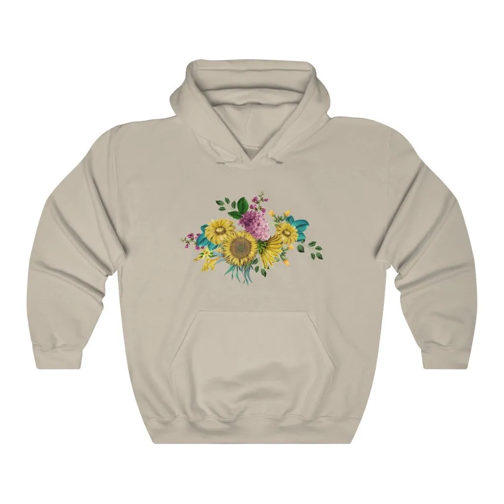 Pullover Hoodies-Vintage Flowers 101