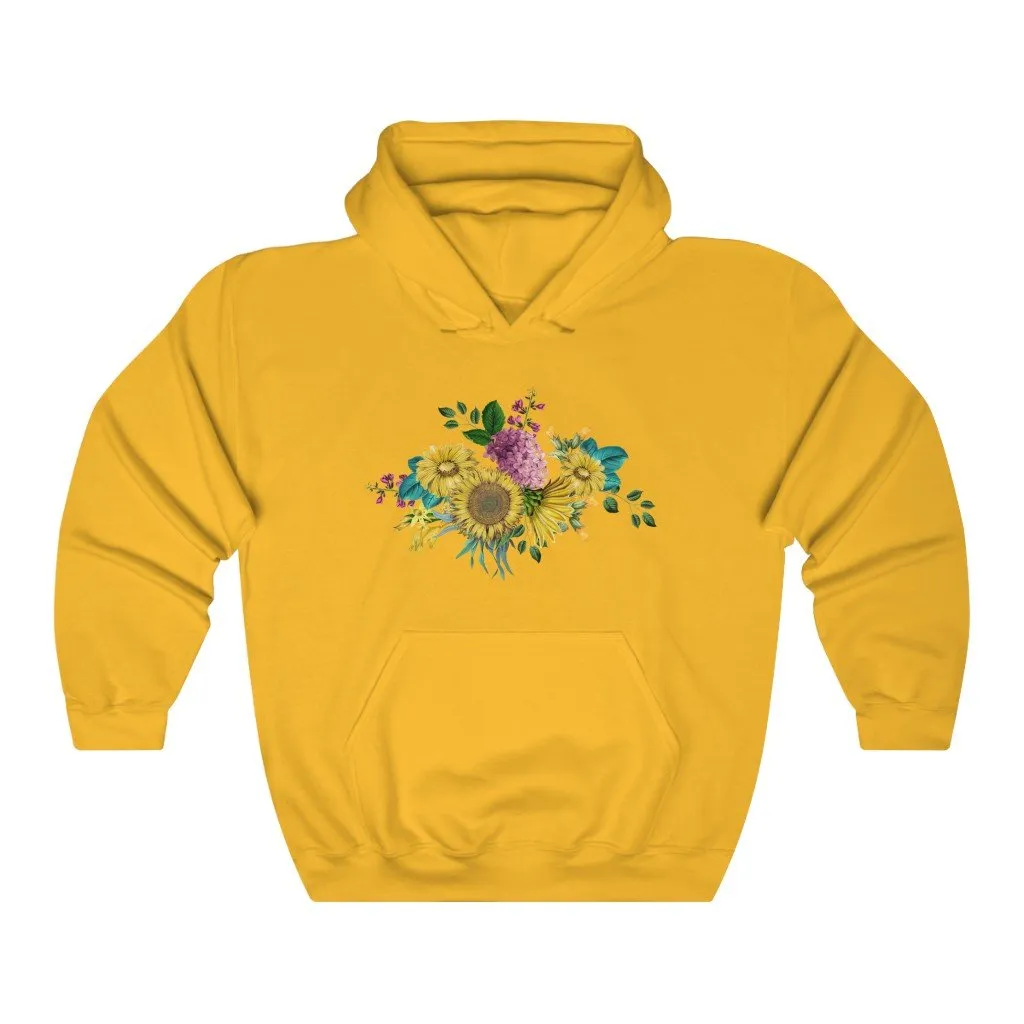 Pullover Hoodies-Vintage Flowers 101