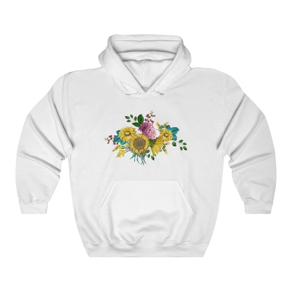 Pullover Hoodies-Vintage Flowers 101
