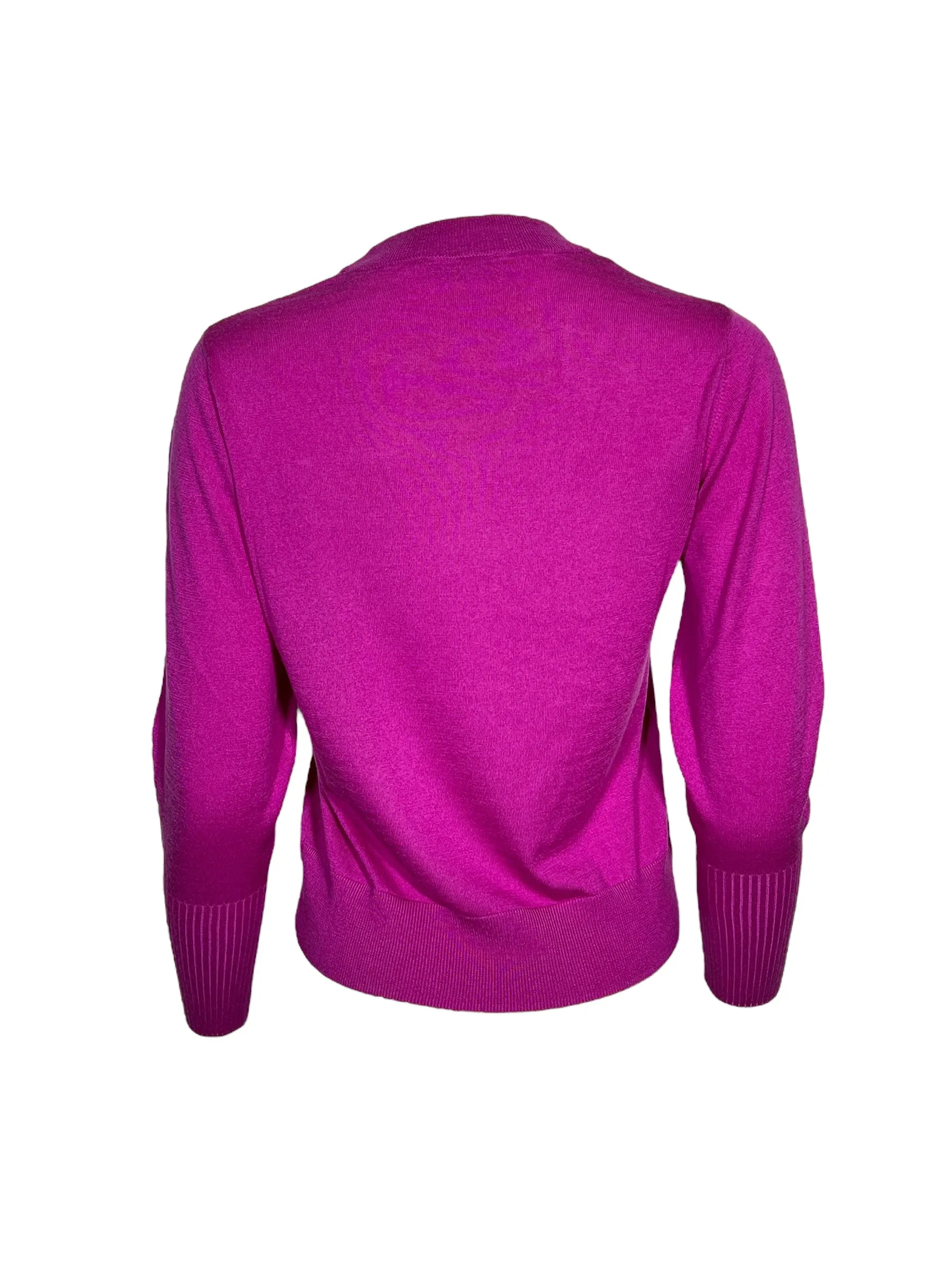 PUROTATTO SILK & CASHMERE CREW SWEATER - CICLAMONI