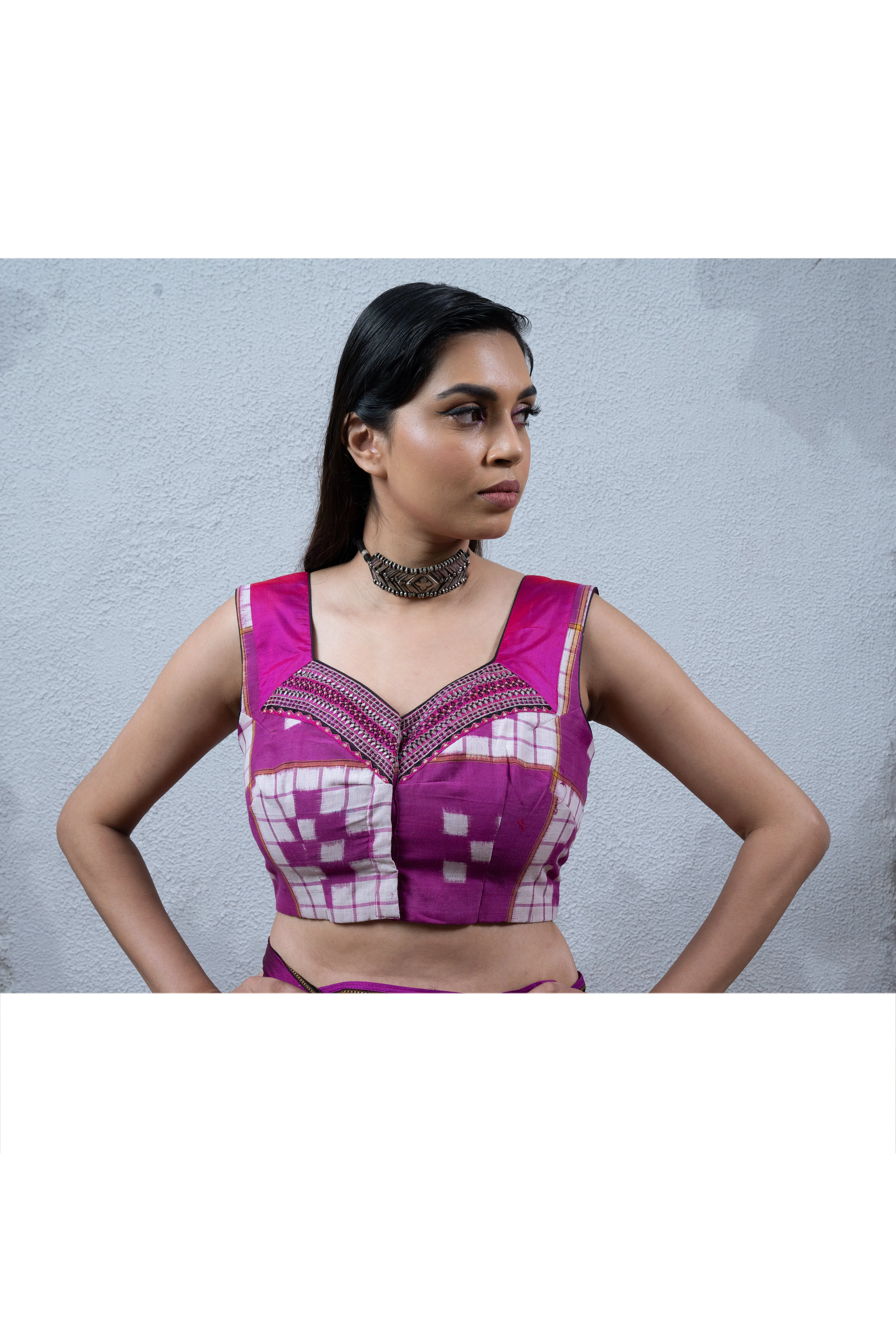Purple Saree