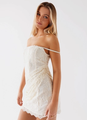 Polished Look Knockout Mini Dress - White