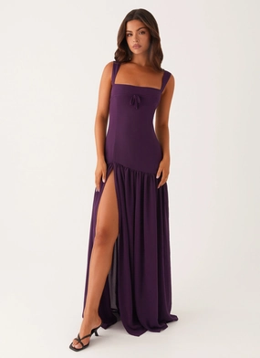 All Season Style Alberta Maxi Dress - Mulberry