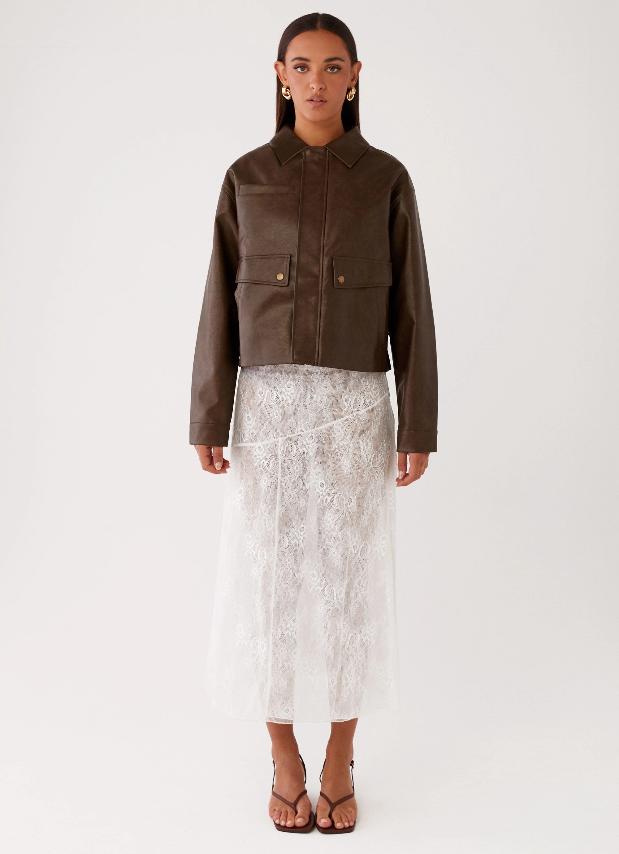 Packable Technology Sloane Jacket - Brown